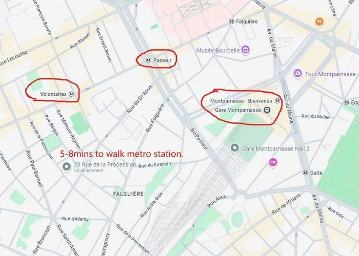 Centre 15e Near Montparnasse Apartment